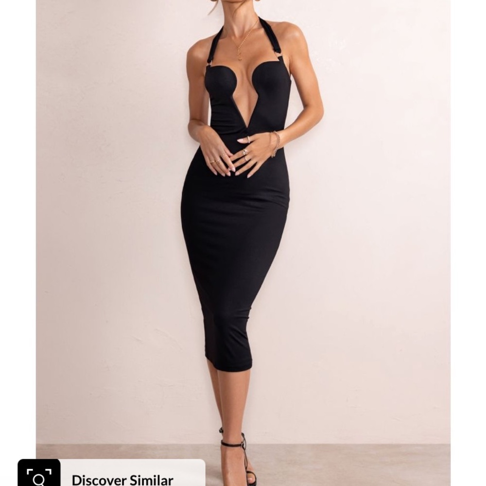 Club London Amelia halter neck midi dress. Never used. Such a sexy dress!!